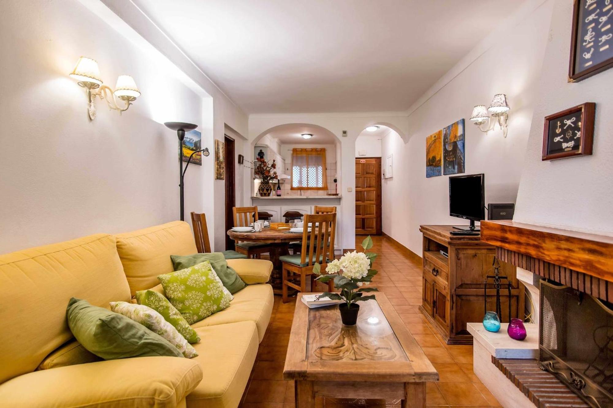 Casa Falesia T2 - Garden View - 5 Min From The Beach - Wifi Olhos de Agua  Exteriör bild